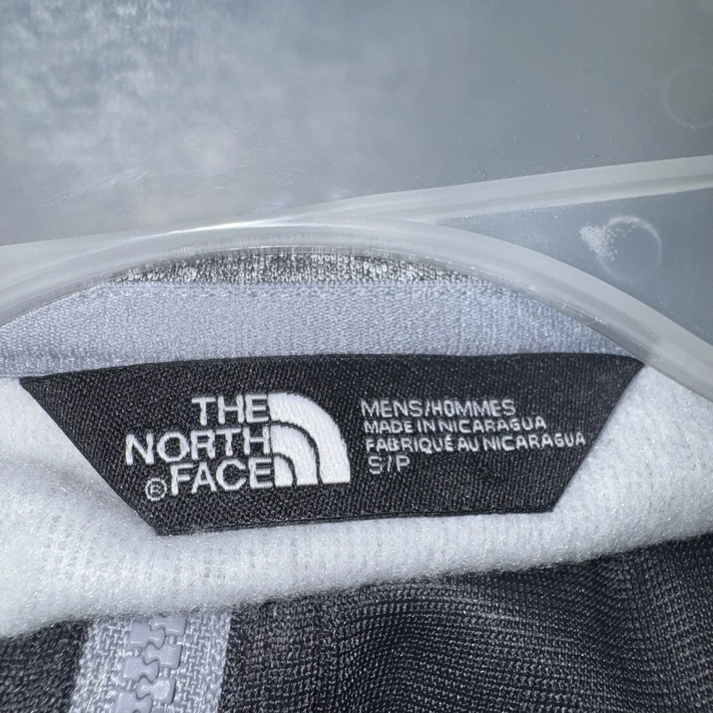 Men's Small The North Face Gray Full Zip Polyester Activewear Jacket